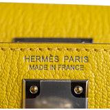 Herm�s Kelly Mini II Jaune De Naples Ch√®vre Leather PHW