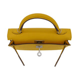 Herm�s Kelly Mini II Jaune De Naples Epsom Leather PHW