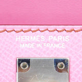 Herm√®s Mini Kelly II Bubblegum Epsom Palladium Hardware